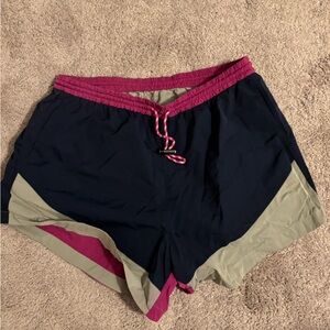 Lululemon Athletic Short | Stylish Navy and Pink Women's Shorts